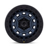 17" Black Rhino BR023 Xplorer Metallic Blue Matte Black Lip 17x9 5x5 -12mm Wheel