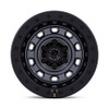 17" Black Rhino BR023 Xplorer Matte Gunmetal Black Lip 17x9 Wheel 6x5.5 1mm Rim