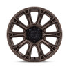 Set 4 20" Black Rhino BR020 Diamondback Burnt Bronze 20x9 Wheels 5x5 12mm Rims