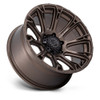Set 4 17" Black Rhino BR020 Diamondback Burnt Bronze 17x9 Wheels 6x5.5 12mm Rims