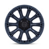 20" Black Rhino Hard Alloys BR020 Diamondback Metallic Blue 20x9 6x135 12mm Rim