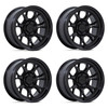 Set 4 17" Black Rhino BR017 Etosha Matte Black 17x8.5 Wheels 6x5.5 12mm Rims