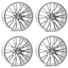 Set 4 19" Axe Wheels CF2 Silver 19x8.5 Wheels 5x120 40mm Rim