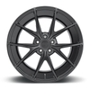 Niche 1PC M117 Misano 20x10.5 5x4.75 Matte Black Wheel 20" 69mm Rim