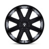 24" DUB 1PC DC273 Pull Gloss Black 24x9 Wheel 5x115 5x120 15mm Rim