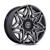 22" DUB 1PC DC274 Anomaly Gloss Black Milled 22x9 Wheel 5x115 5x120 15mm Rim