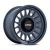 Set 4 18" KMC KM452 Impact Forged Monoblock Metallic Blue 18x9 8x180 18mm Rims