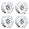Set 4 18" KMC KM447 Impact Forged Monoblock Raw Machined 18x9 6x5.5 -12mm Rims