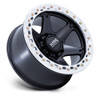 Set 4 20" KMC KM238 VI Beadlock Satin Black Machined Ring 20x10 8x6.5 -48mm Rims