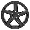 19" OE Wheels CV02C Satin Black 19x10 Wheel 5x4.75 Rim 73mm For Chevy Corvette
