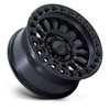 Set 4 18" KMC KM552 IMS Matte Black Gloss Black Lip 18x9 Wheels 6x135 18mm Rims