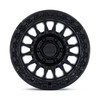 18" KMC KM552 IMS Matte Black Gloss Black Lip Wheel 18x9 5x5 0mm For Jeep Rim