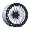20" KMC KM552 IMS Machined Black Lip 20x9 8x6.5 18mm For Chevy GMC Ram Ford Rim