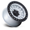20" KMC KM552 IMS Machined Black Lip 20x9 8x6.5 18mm For Chevy GMC Ram Ford Rim