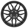 19" OE Wheels CV03C Satin Black 19x10 Wheel 5x4.75 Rim 73mm For Chevy Corvette