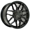 Set 4 20" OE Wheels CV03D Gloss Black 20x11 Wheels 5x120 Rims 64mm For Corvette