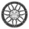 20" OE Wheels CV03D Gunmetal Machined 20x11 Wheel 5x120 Rim 64mm For Corvette