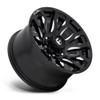 20" Fuel D673 Blitz 20x10 6x5.5 -18mm Gloss Black Milled Wheel Lifted Truck Rim Offroad SUV