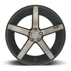 Niche  M134 Milan 19x8.5 5x4.5 Matte Black Machined Double Dark Wheel 19" 35mm
