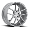 19" Niche 1PC M131 TARGA GLOSS SILVER MACHINED 19x8.5 5X112 Wheel 42mm Rim