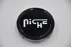 Niche Gloss Black Center Cap Hub Cap 1003-22GBS 2.70" Silver Logo