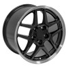 17" OE Wheels CV04 Black w/ Machined Lip 17x9.5 Wheel 5x4.75 Rim 54mm For Chevy