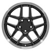 18" OE Wheels CV04 Black w Machined Lip 18x10.5 Wheel 5x4.75 Rim 56mm For Chevy