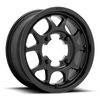 KMC Powersports KS136 Toro 15x6 4x137 Satin Black Wheel 15" 38mm Rim