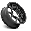 KMC Powersports KS136 Toro 15x6 4x137 Satin Black Wheel 15" 38mm Rim