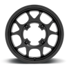 KMC Powersports KS136 Toro 15x6 4x137 Satin Black Wheel 15" 38mm Rim