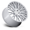 Set 4 19" Rotiform RC201 LSE 19x8.5 5x120 35mm Gloss Silver Machined Face Wheels