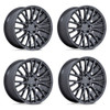 Set 4 20" Rotiform RC201 LSE Matte Anthracite 20x8.5 Wheels 5x112 40mm Rims