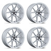 Set 4 20" Rotiform RC199 KPR Silver 20x10 Wheels 5x112 35mm Rims