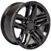 18" OE Wheels CV34B Gloss Black 18x8.5 Wheel 6x5.5 Rim 26mm For Chevy GMC