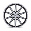 Set 4 19" TSW TW004 Canard Gloss Black Machined Face 19x10.5 Wheels 5x112 35mm
