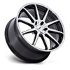 Set 4 19" TSW TW004 Canard Gloss Black Machined Face 19x10.5 Wheels 5x112 35mm
