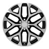 Set 4 22" OE Wheels CV98B Black Machined 22x9 Wheel 6x5.5 Rim 24mm For Chevy GMC