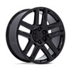 Set 4 20" Performance Replicas PR203 Gloss Black 20x9 Wheels 6x5.5 28mm Rims