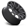 24" Performance Replicas PR199 Gloss Black Milled 24x10 Wheel 6x5.5 31mm Rim