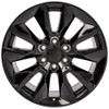 20" OE Wheels CV32 Gloss Black 20x9 Wheel 6x5.5 Rim 28mm For Chevy GMC