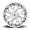 22x10 8x6.5 Chrome Wheel Fuel 1PC D740 Runner Rim -18mm