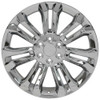 22" OE Wheels CV43B Chrome 22x9 Wheel 6x5.5 Rim 24mm For Chevy GMC