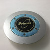 Primax Silver Custom Wheel Center Cap with Blue Ring PRI18 6"