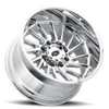 Set 4 20" Vision 306 Rapier Chrome 20x9 Wheels 8x6.5 (8x165.1) 12mm Rims
