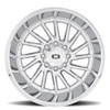 20" Vision 306 Rapier Chrome 20x9 Wheel 5x5 -12mm Lifted For Jeep Wrangler Rim