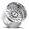 20" Vision 306 Rapier Chrome 20x9 Wheel 5x5 -12mm Lifted For Jeep Wrangler Rim