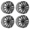 Set 4 20" OE Wheels CA91 Gunmetal with Polished Face 20x9 Wheels 6x5.5 Rims 28mm
