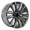 Set 4 20" OE Wheels CA91 Gunmetal with Polished Face 20x9 Wheels 6x5.5 Rims 28mm