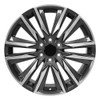 Set 4 20" OE Wheels CA91 Gunmetal with Polished Face 20x9 Wheels 6x5.5 Rims 28mm