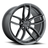 17" Niche 1PC M204 Vosso 17x8 5x112 Matte Anthracite Wheel 40mm Rim